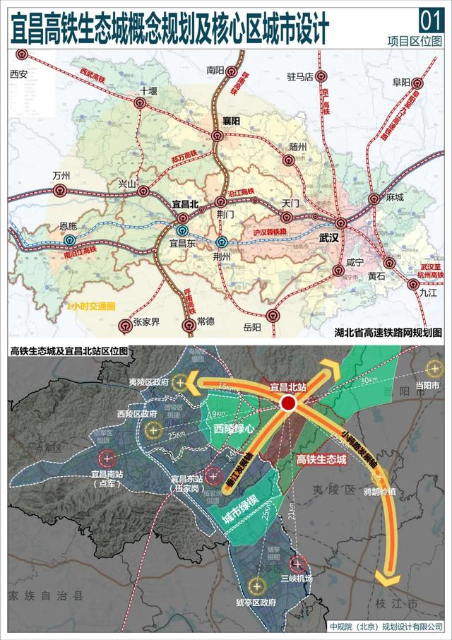 夷陵区高铁新城规划图片