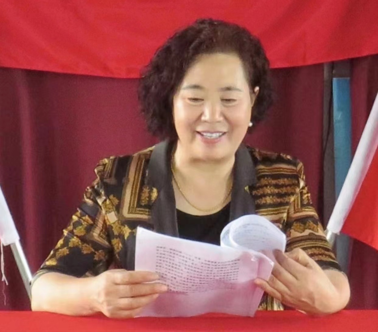 枣庄市孟庄镇大郭庄村开展"致峥嵘岁月 敬红色初心"主题活动