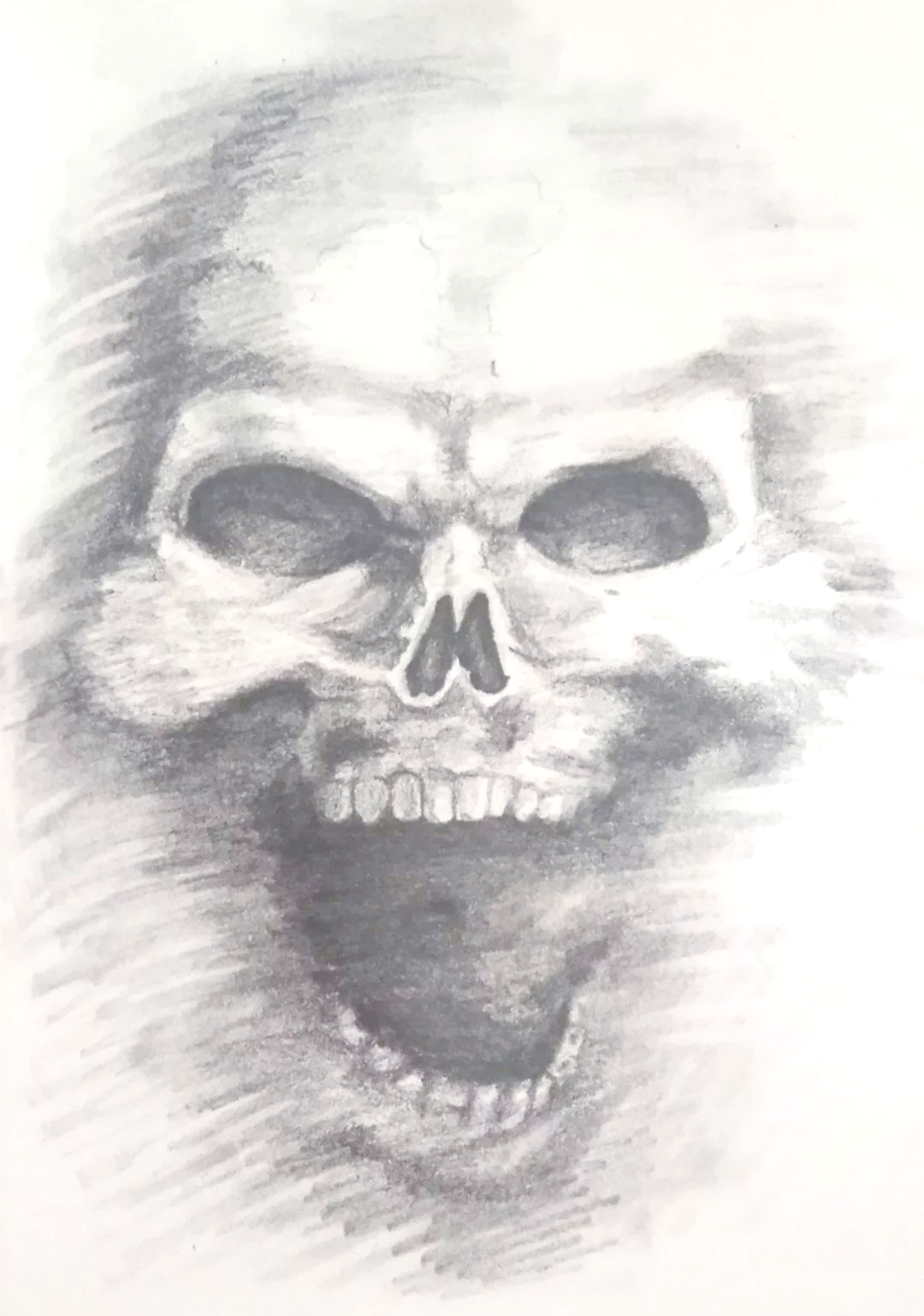 画雨系列:骷髅头素描教程