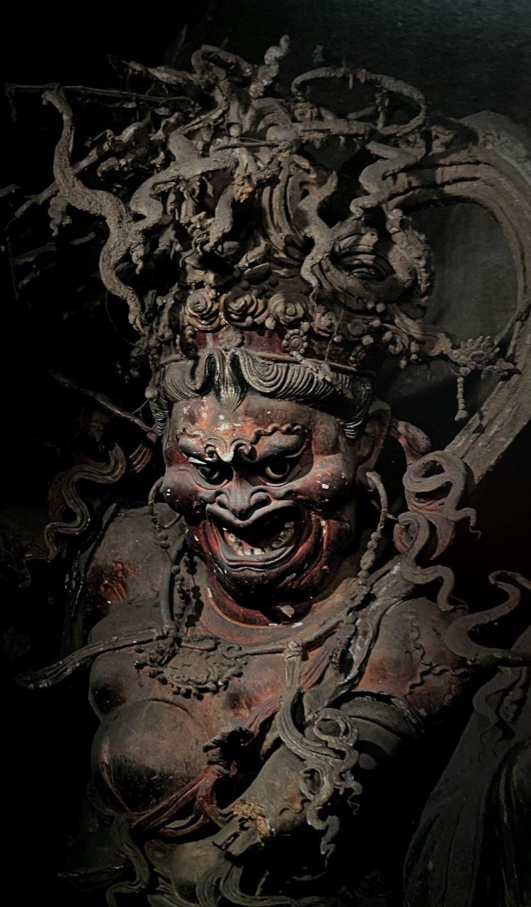 惊为天人的山西铁佛寺明代彩塑,拍自画册