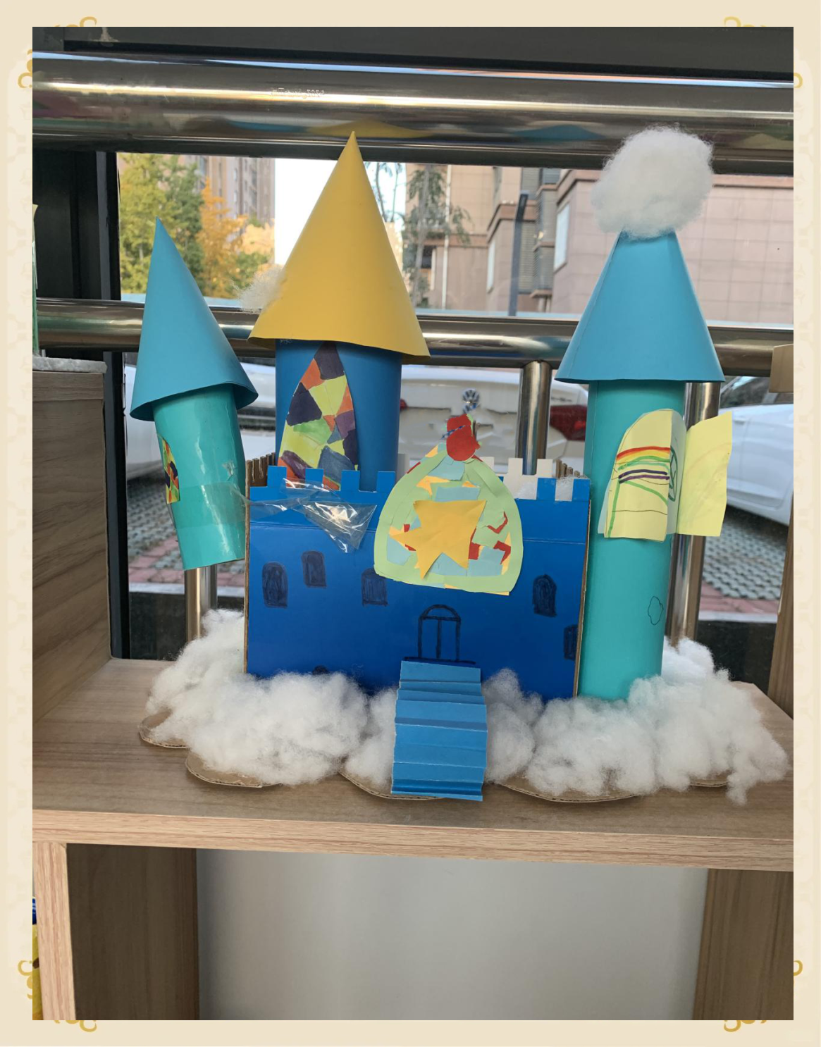 用立体图形造城堡,孩子们在玩中学数学