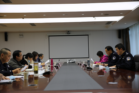 市局副局长郝剑峰主持召开商议绵阳城区停车管理工作牵头部门会议