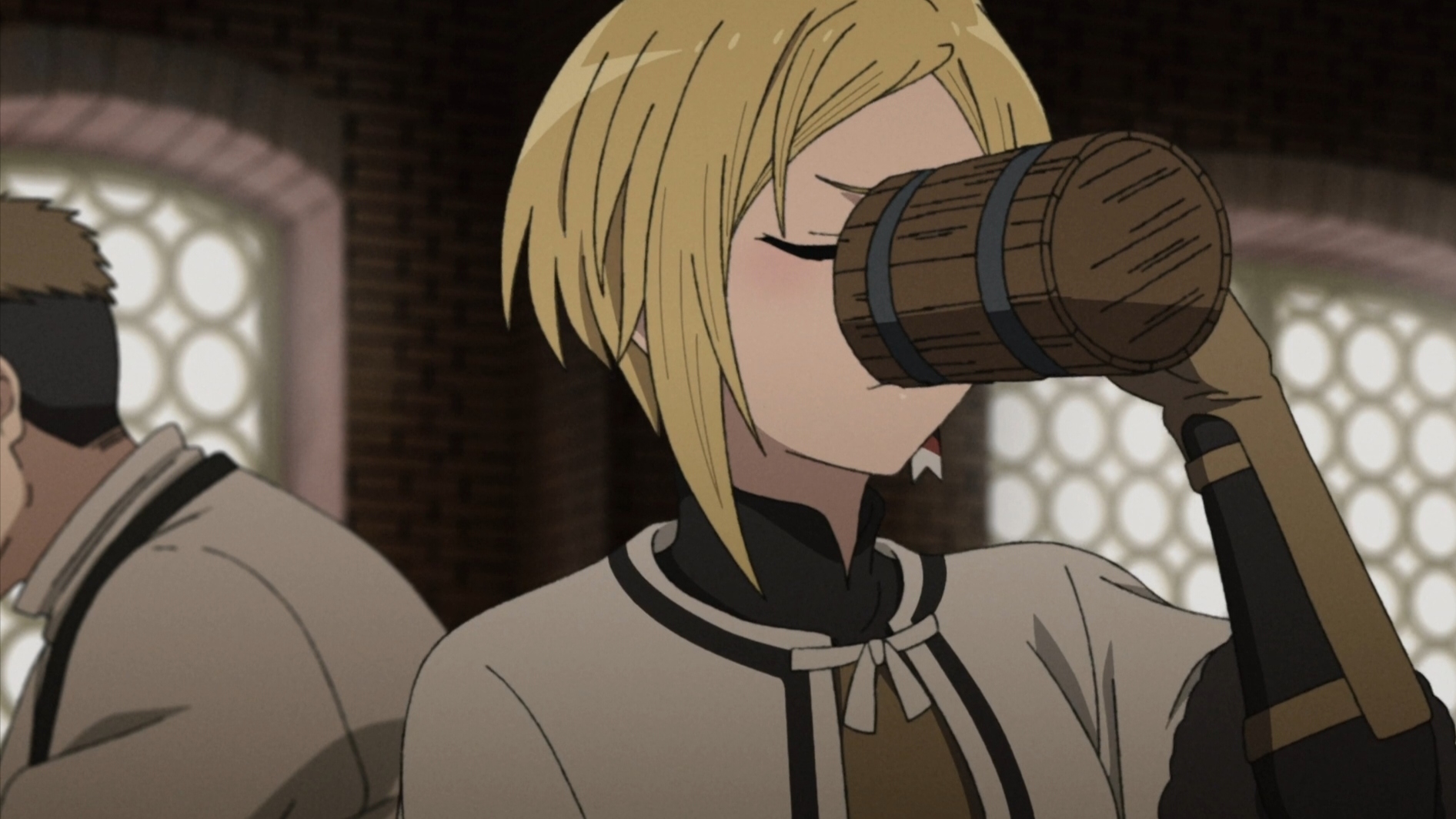 无职转生:鲁迪变成忧郁小男生,和金发美少女莎拉相遇