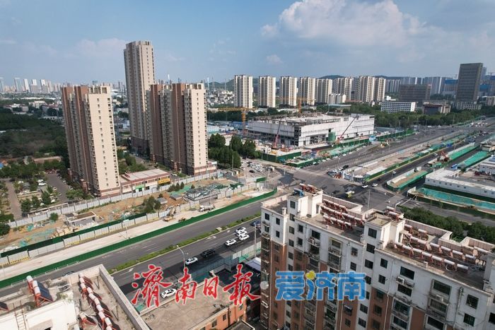 济南轨道交通6号线徐家庄站出入口亮相,立体交通网络助推