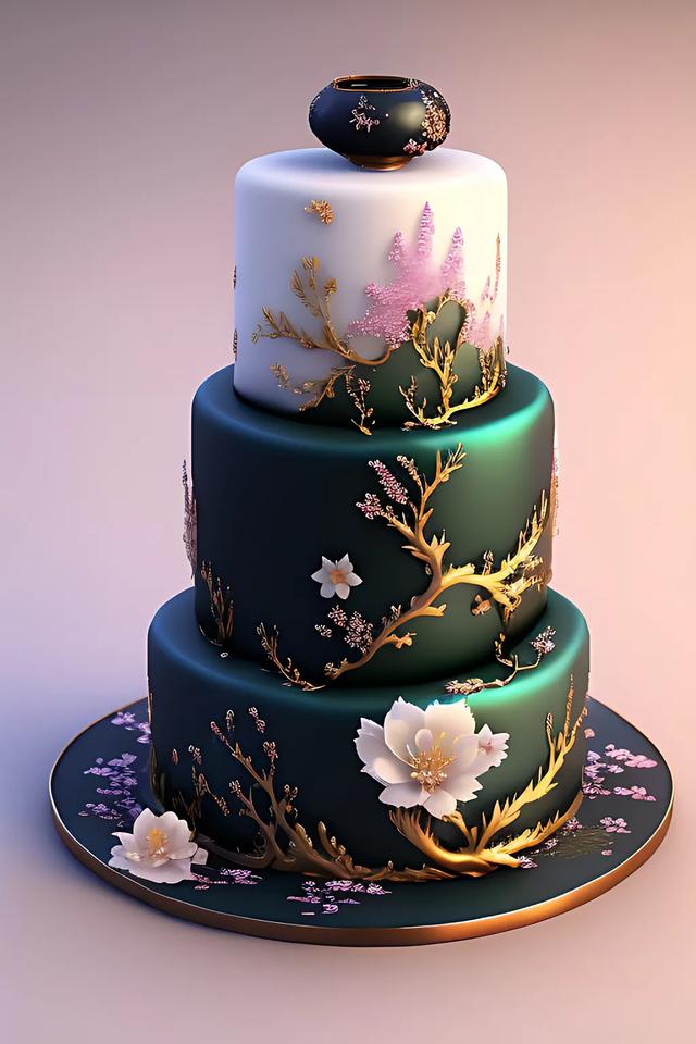 国风蛋糕壁纸,将中国传统文化展现得淋漓尽致