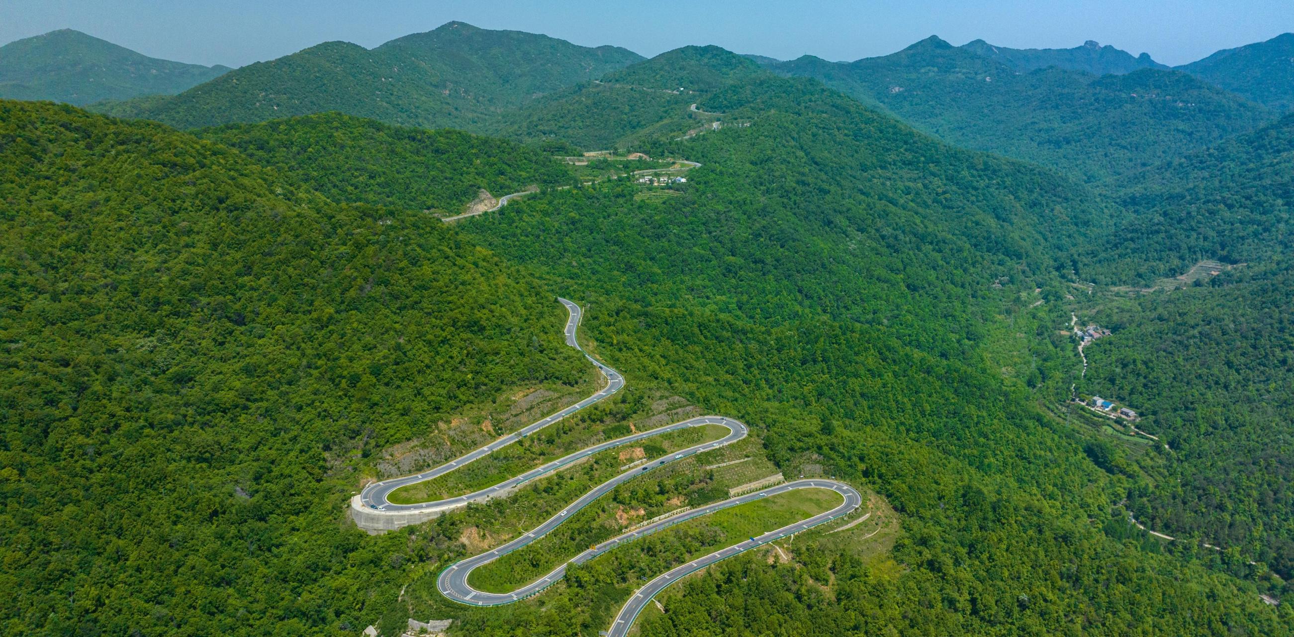 今天自驾穿越天台山山路十八弯 2023.5.