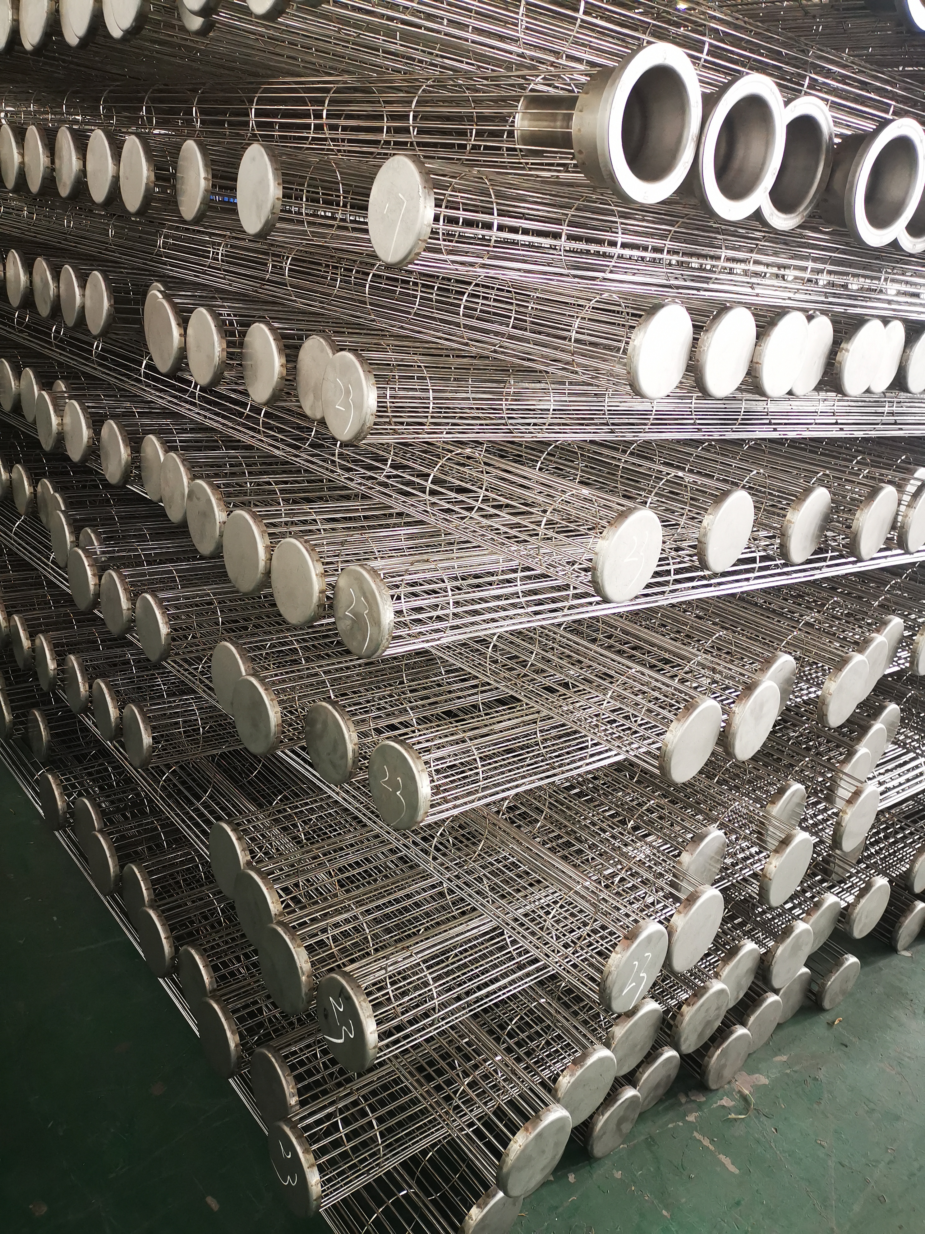 工业除尘鑫泉316l不锈钢袋笼 现货供应