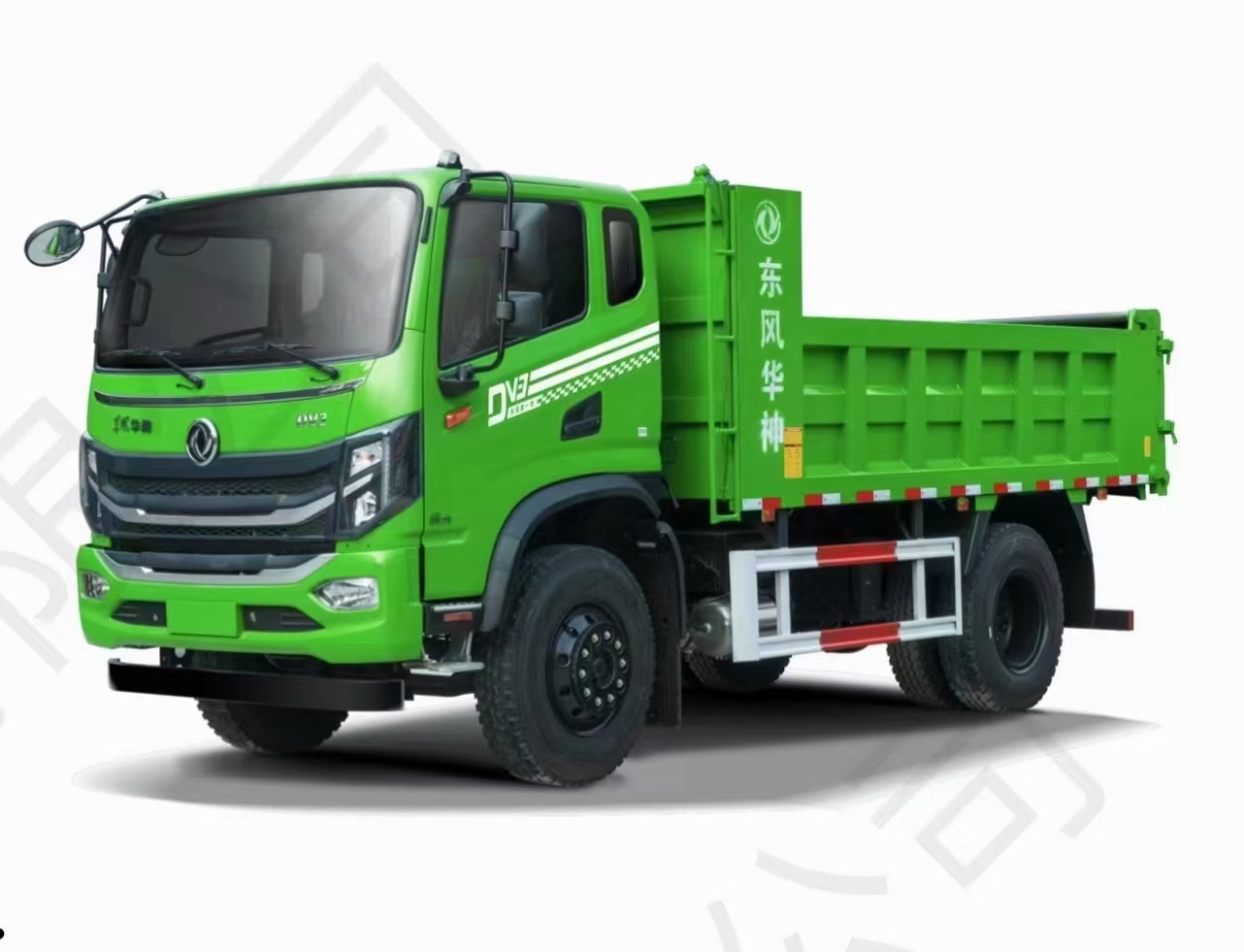 环保绿华神4x2渣土自卸车,东风华神165翻斗小单桥配置大全