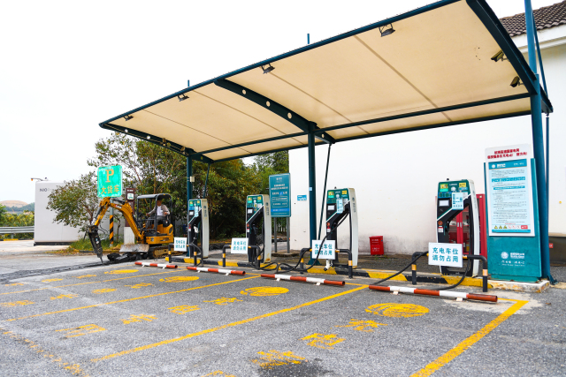 临安高速充电站扩建|国庆开电车出行,妥妥的!