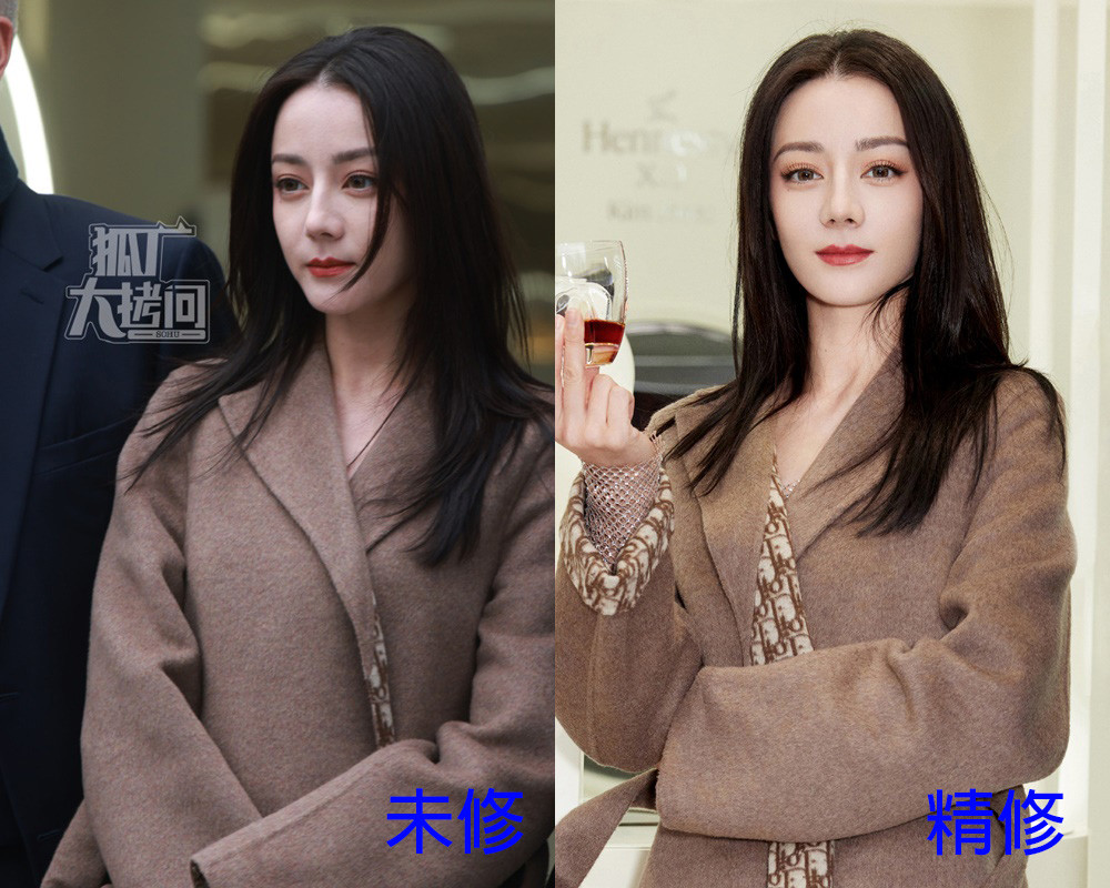 明星精修vs未修刘亦菲优雅杨洋帅气迪丽热巴造型师被吐嘈舒淇大获全胜
