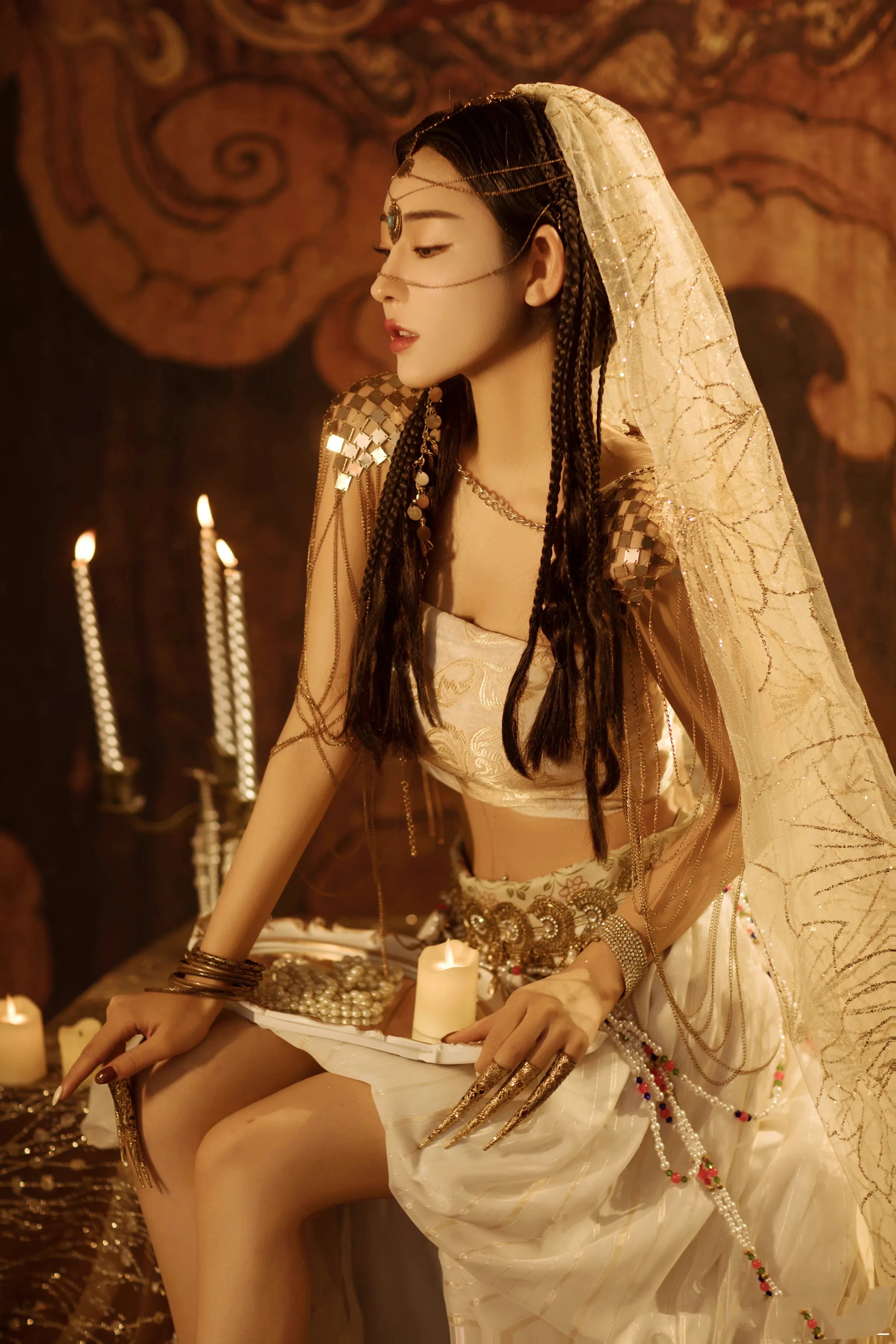 绝代佳人,天生媚骨,美丽动人,异域风情,太美了!