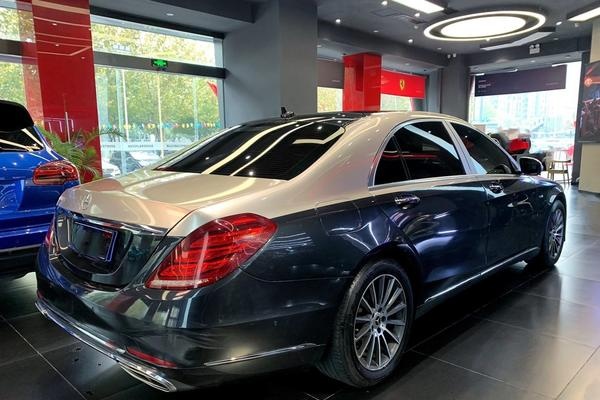 奔驰s级烤漆改装双拼色,案例和效果分享