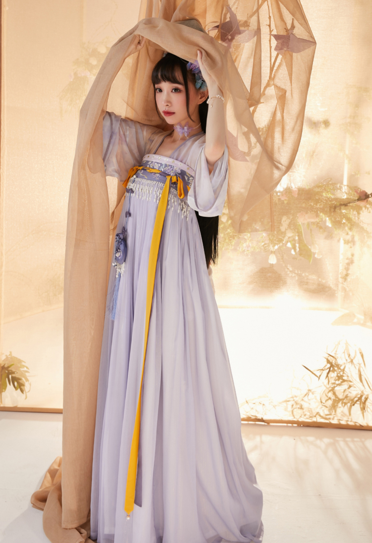 这些紫色系的汉服,十分温柔!能让你轻松化身精致的小仙女!