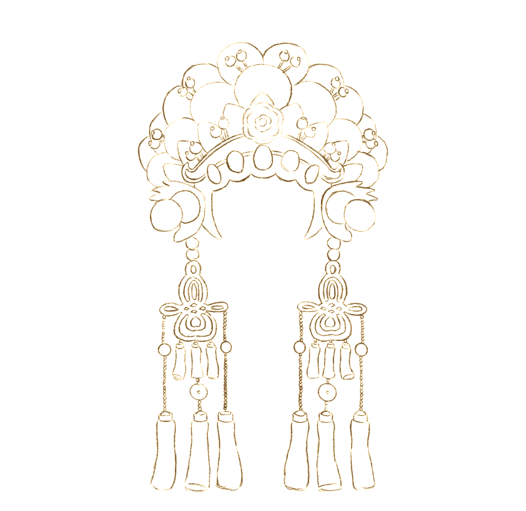 探索中华戏曲的奥秘:头冠绘制教程