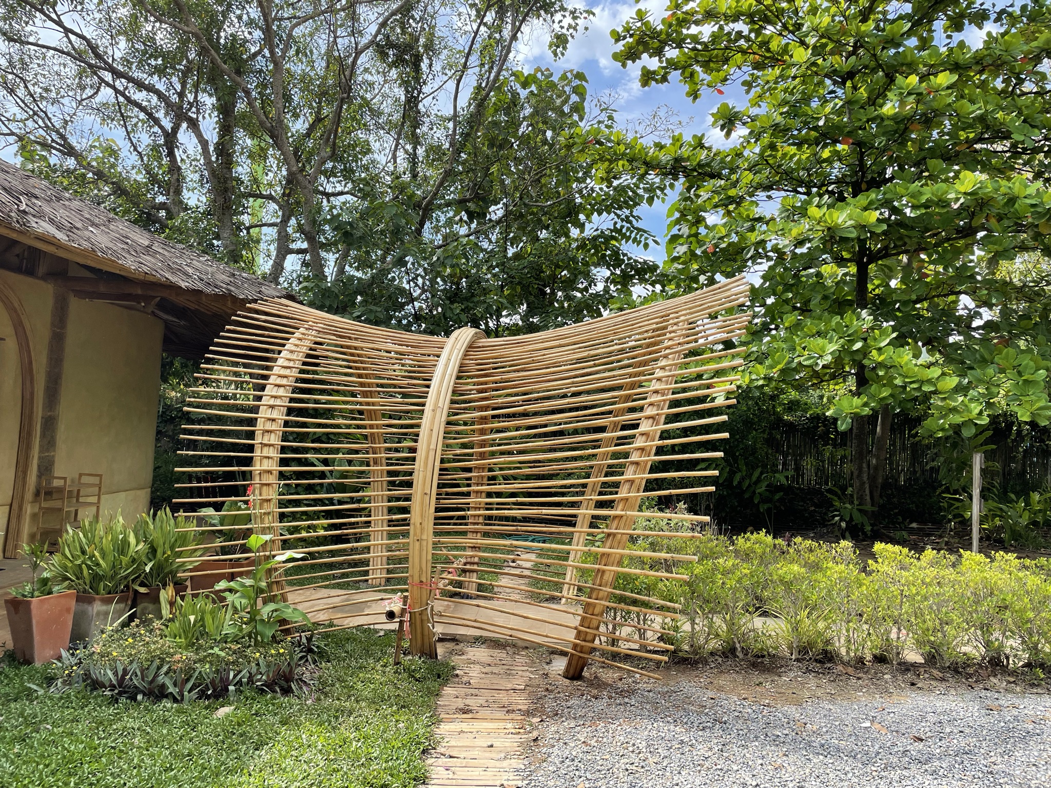 个性竹雕塑 竹编 竹装置 竹棚案例鉴赏(设计 建造)境道原竹