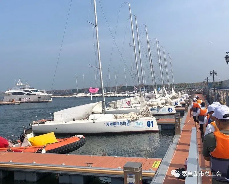 全市职工帆船体验活动在西港花园举行