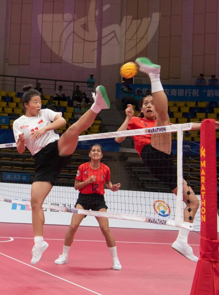 亚洲藤球锦标赛在金华开赛,中国女子藤球队首战迎开门红