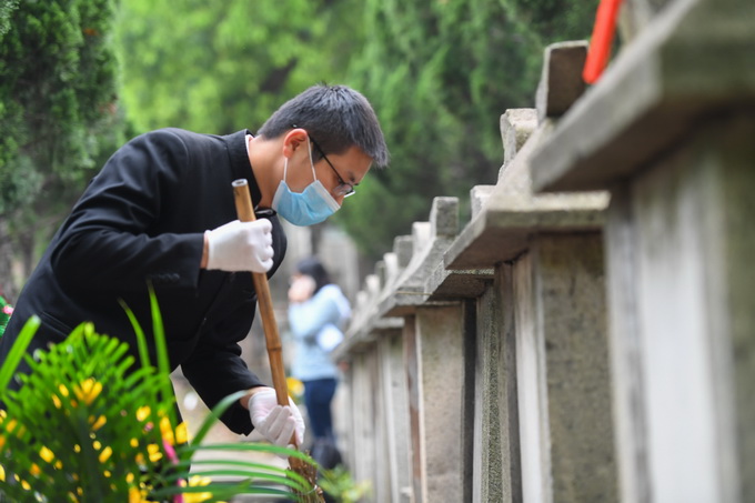 清明祭扫图片大全图片