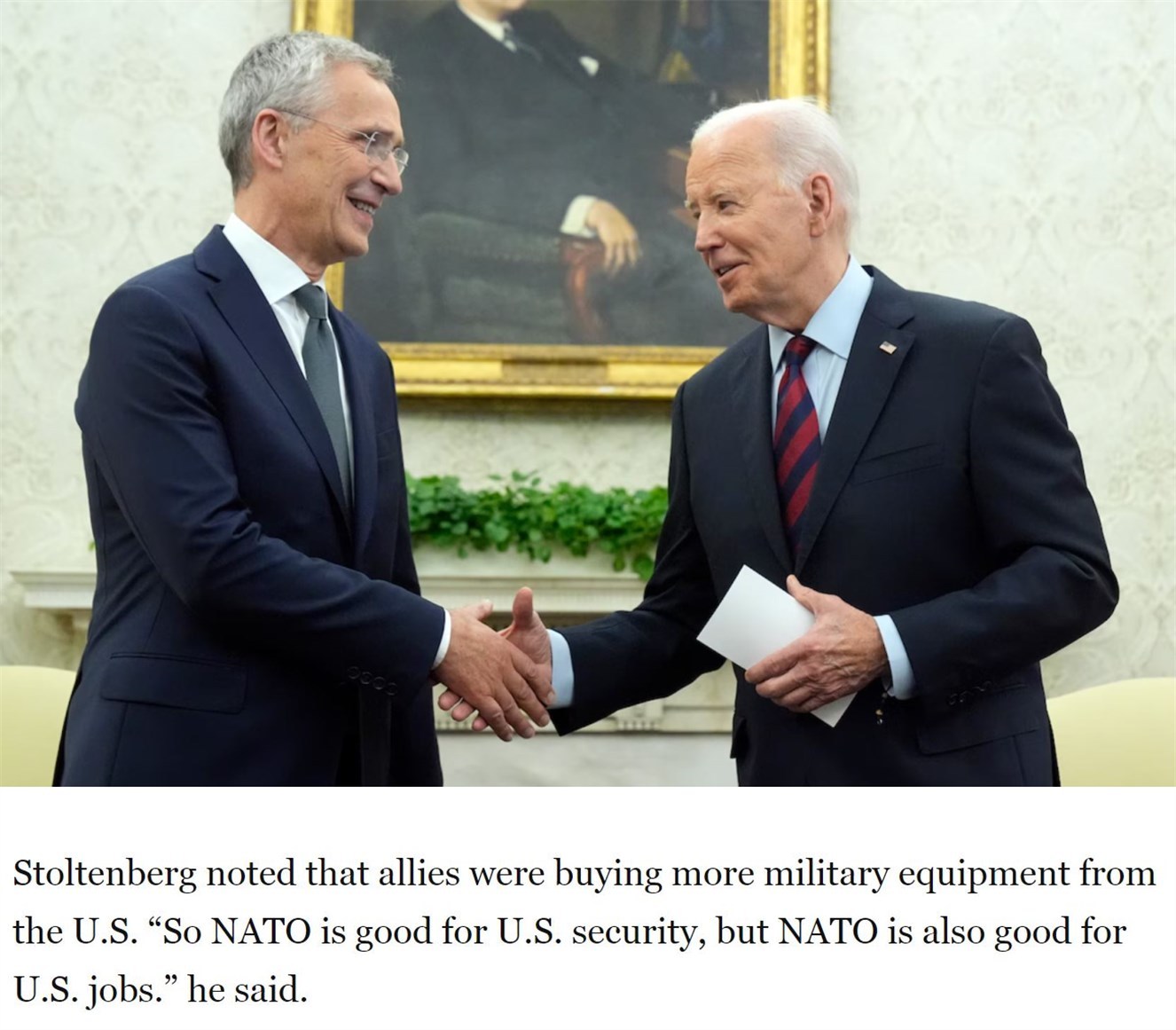 美国贩卖的"安全焦虑" 北约盟友照单全收?