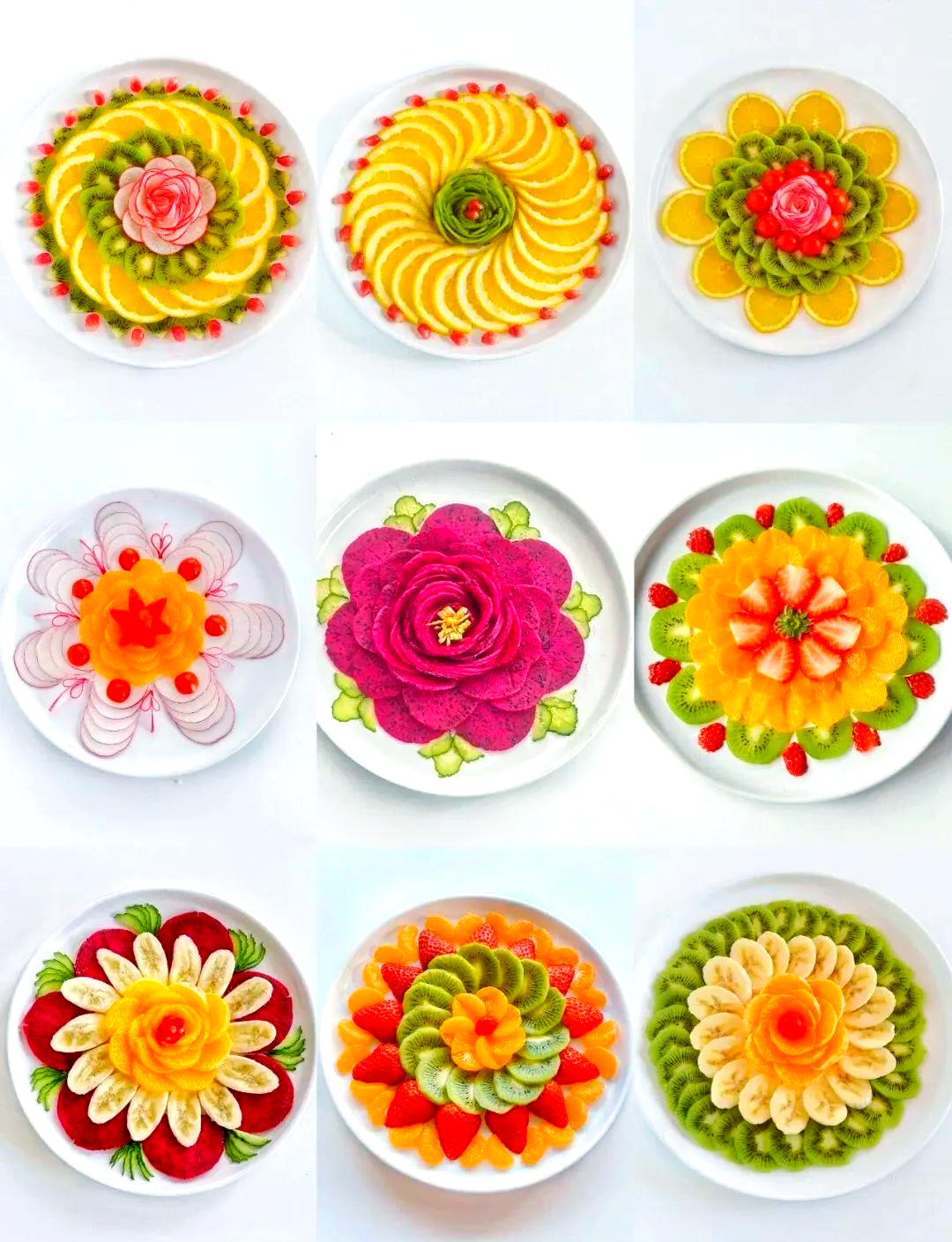 年夜饭水果拼盘大赏,甜蜜团圆不可错过!