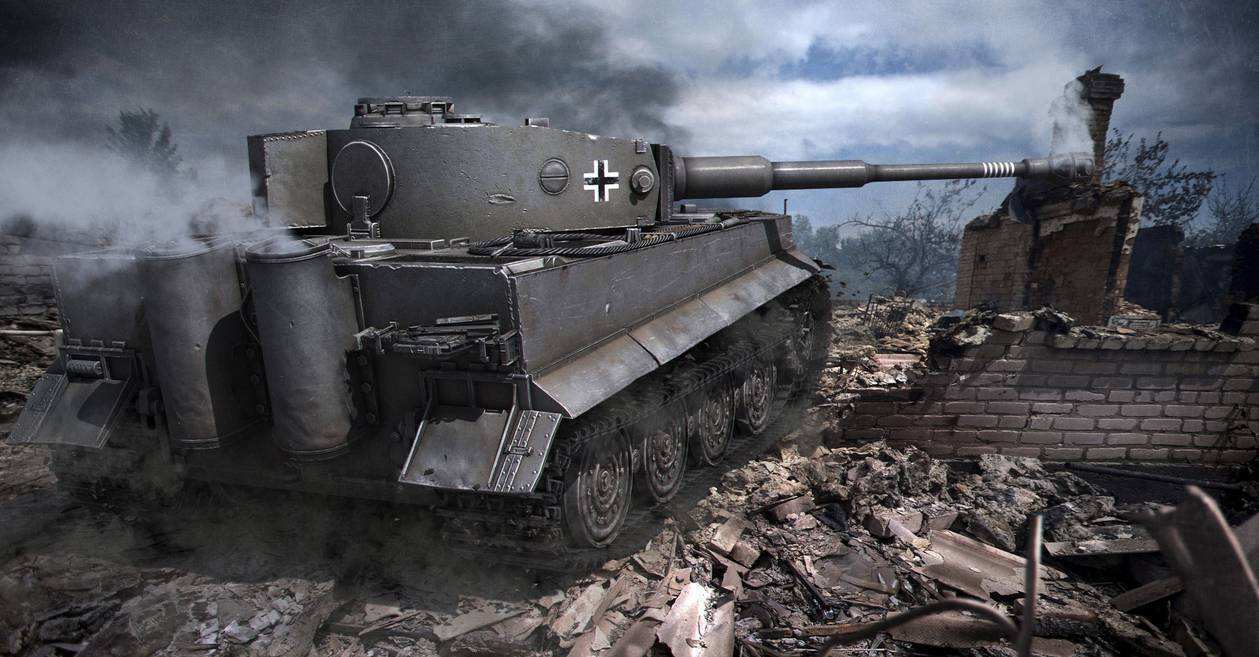 1辆56吨虎式重型坦克,和100辆3吨94式豆战车对决,能否打赢?