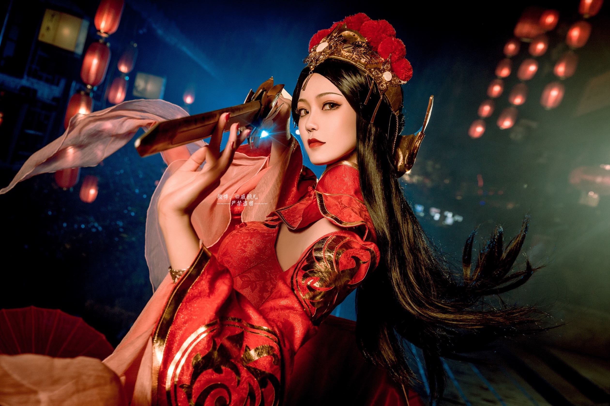 二次元cos:王者荣耀·露娜·一生所爱丨戚顾儿miki