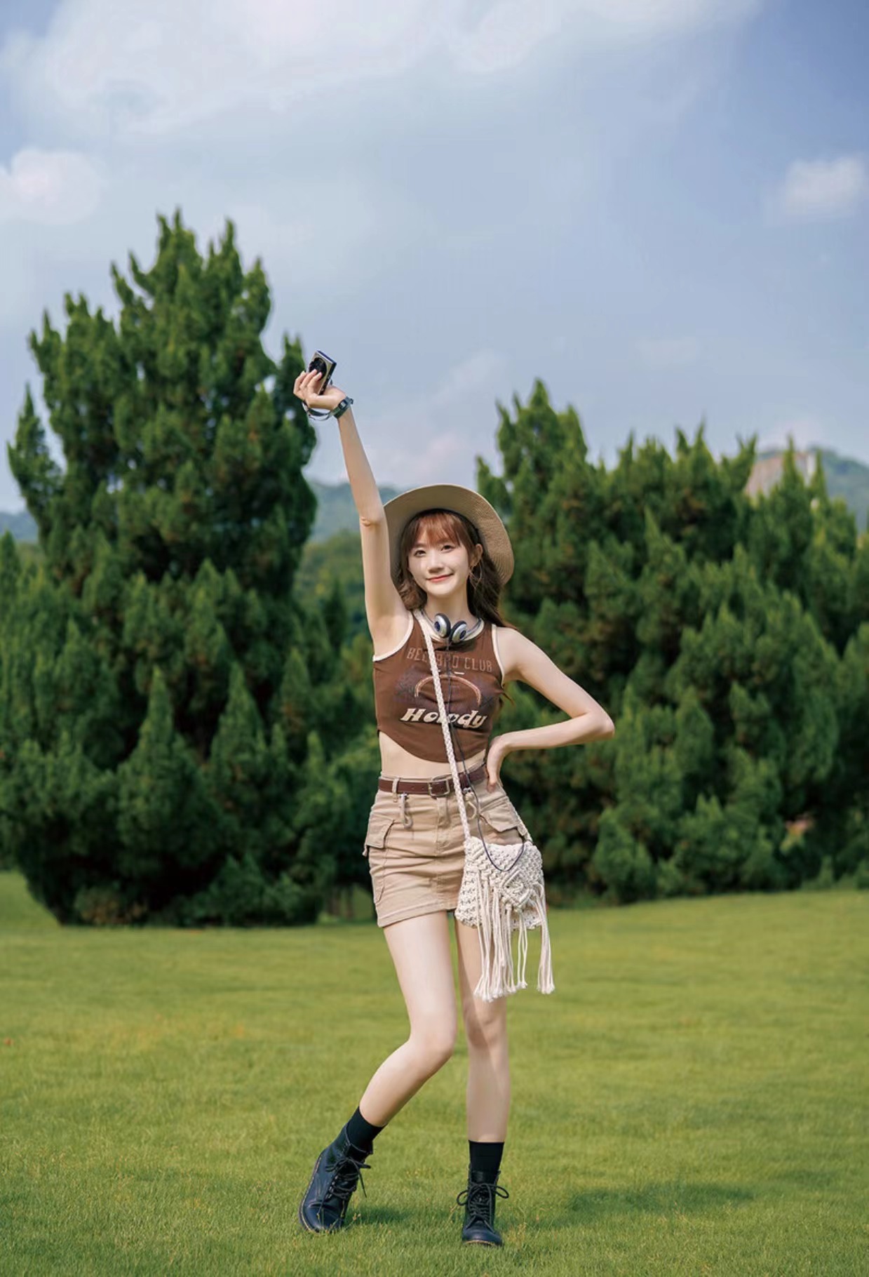 草地,树林拍人像,解锁各种好看的姿势,拍照上镜又吸睛