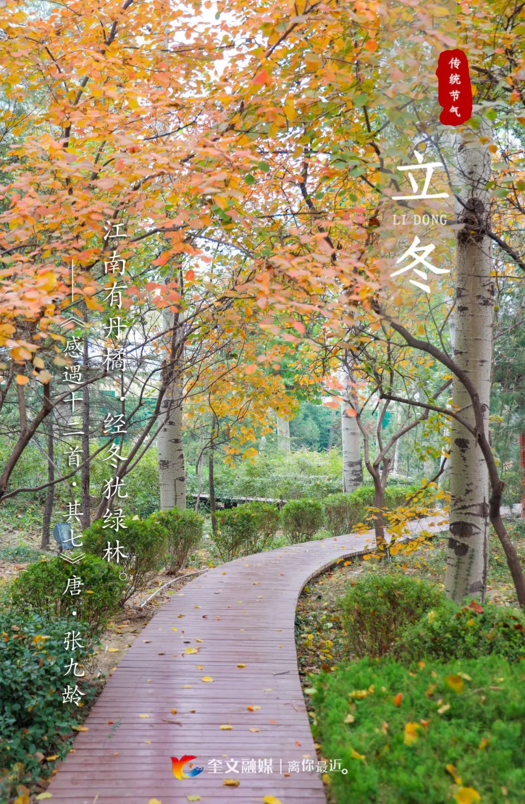 今日立冬,该换朋友圈背景图了