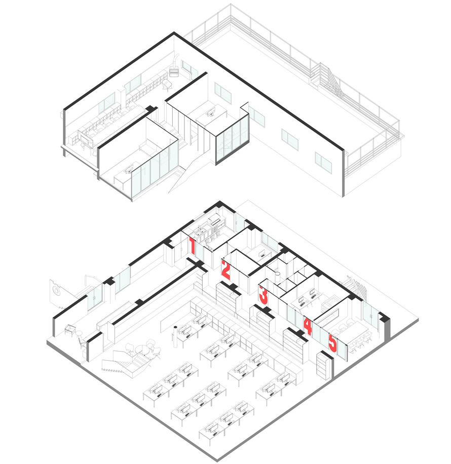 武汉厂房改造的新办公室