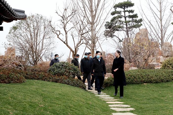 厅领导调研南京园博园建设工作