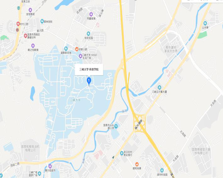 三峡大学科技学院地图图片