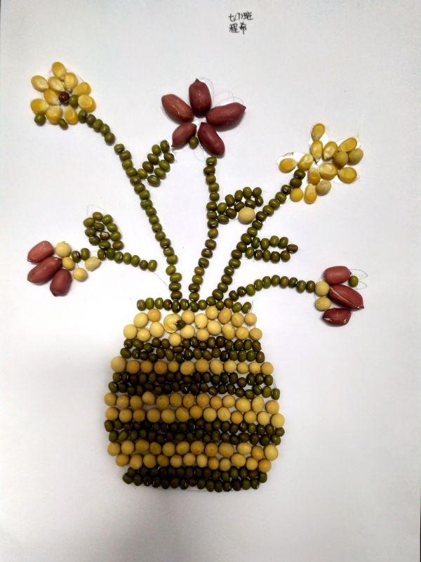 "胡恒进说,课后用种子作画,是对课堂学习的延伸,学生们从中了解了生物