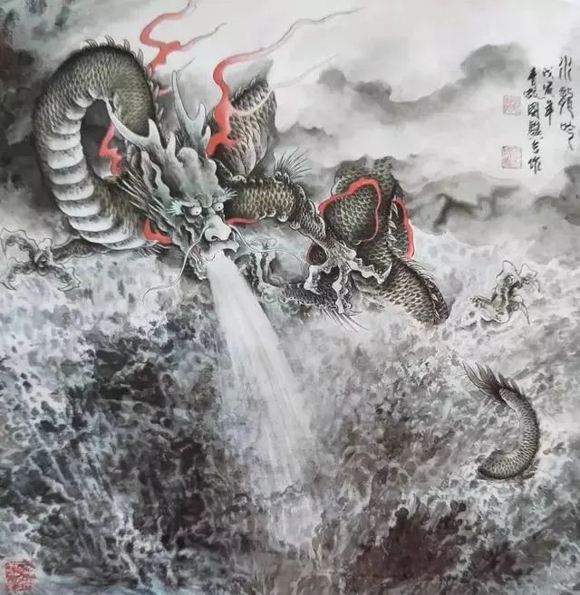 中国画龙画家图片