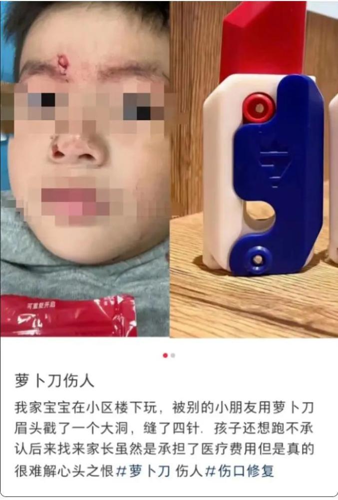 致家长安全倡议书:远离"萝卜刀",对危险玩具说"不"!