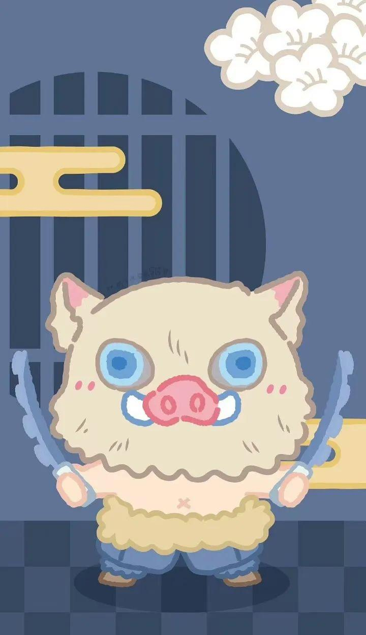 鬼灭之刃中的嘴平伊之助₁