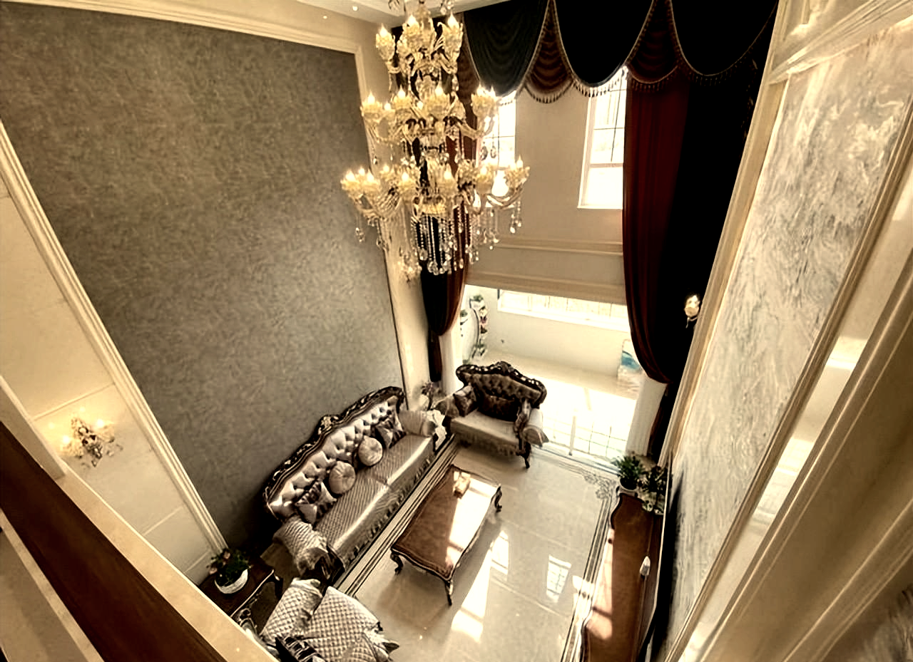 美式风格的复式楼中楼设计与奢华体验