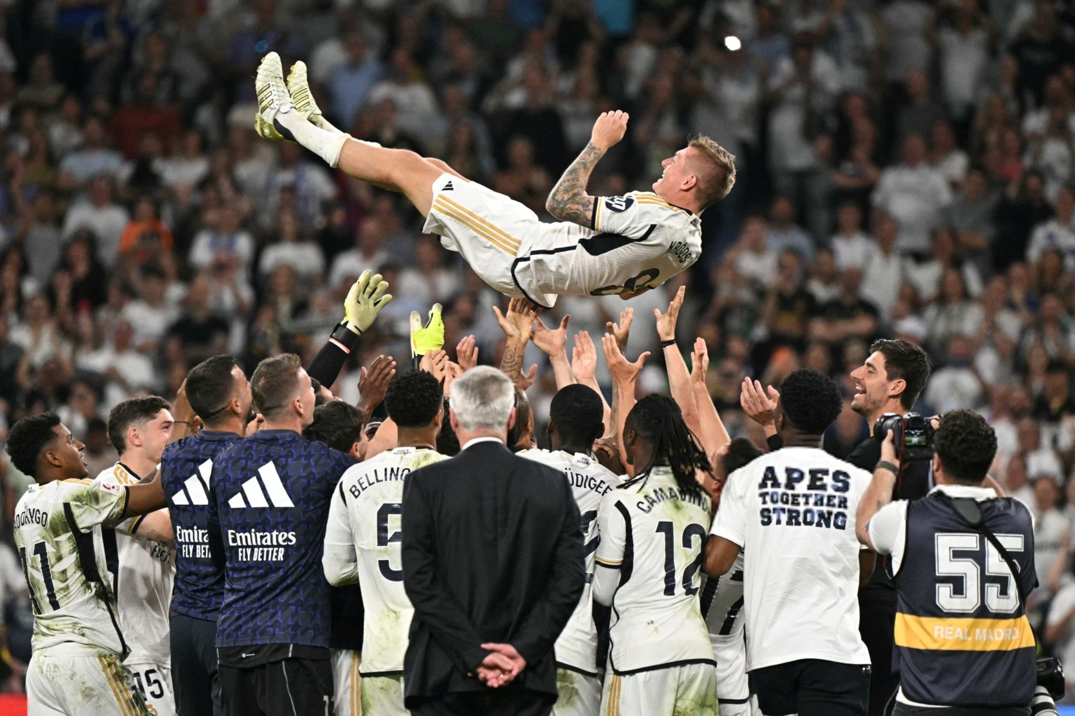 克罗斯西甲出场306次,德国球员中仅次于舒斯特尔