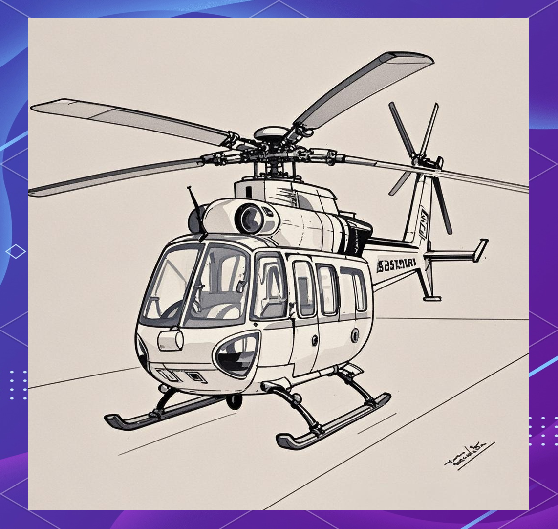 直升机简笔画教程的全面介绍与指南