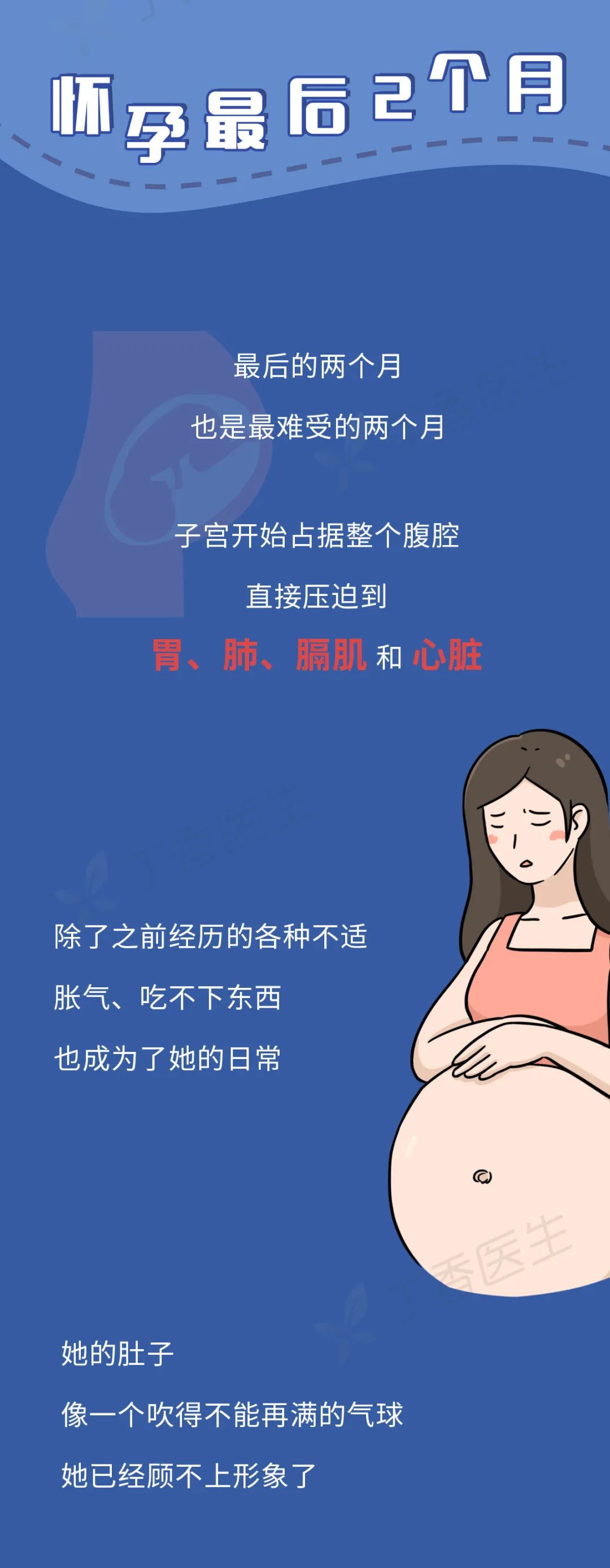 一张图看懂怀孕身体全变化,当妈没你想的那么容易