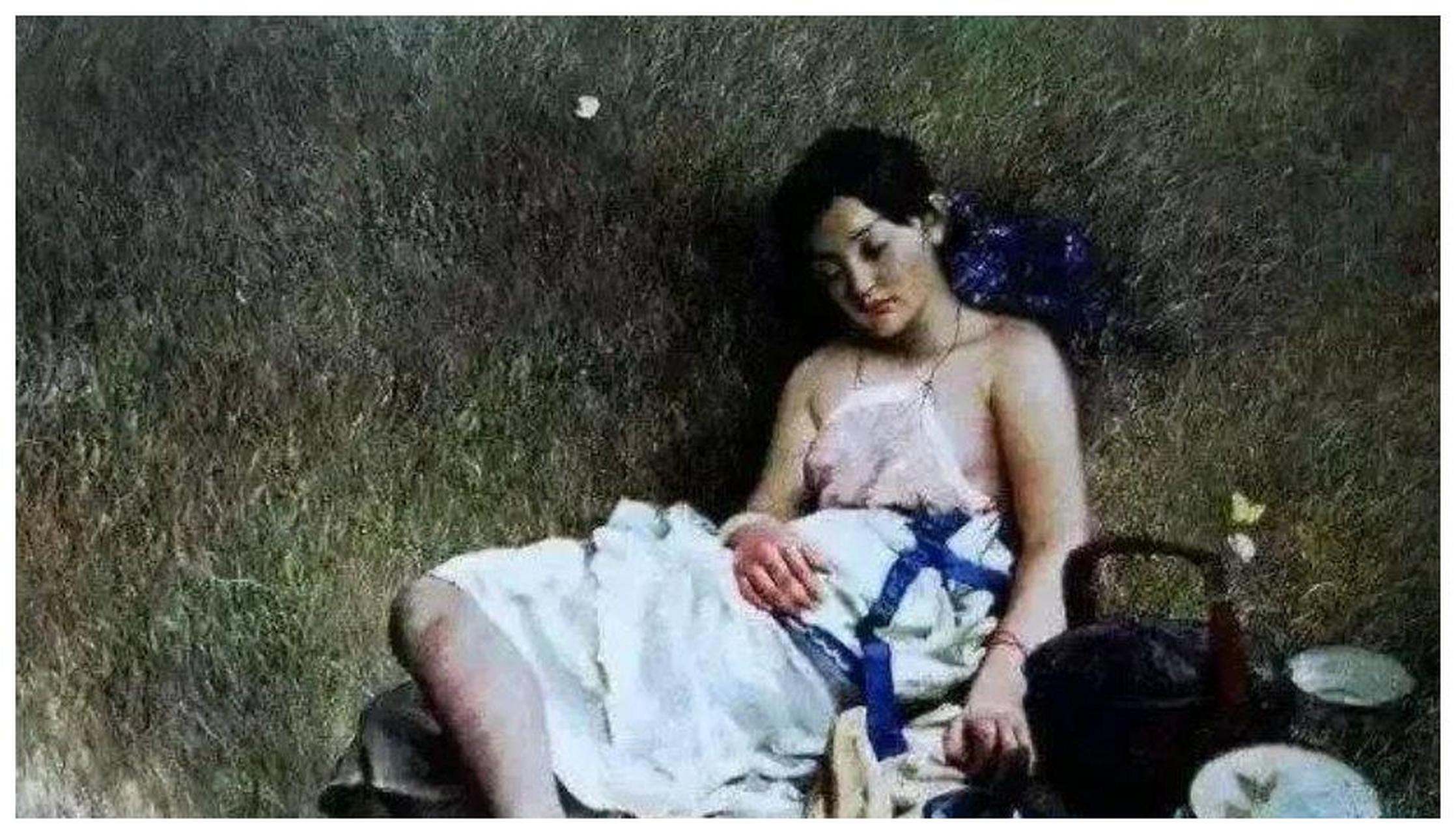 这是周迅的油画,阳光下的少女,卖了184万#百家号火星计划