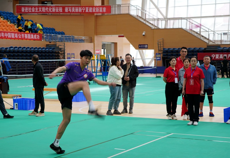 2023年中国毽球公开赛(青铜峡站)开赛