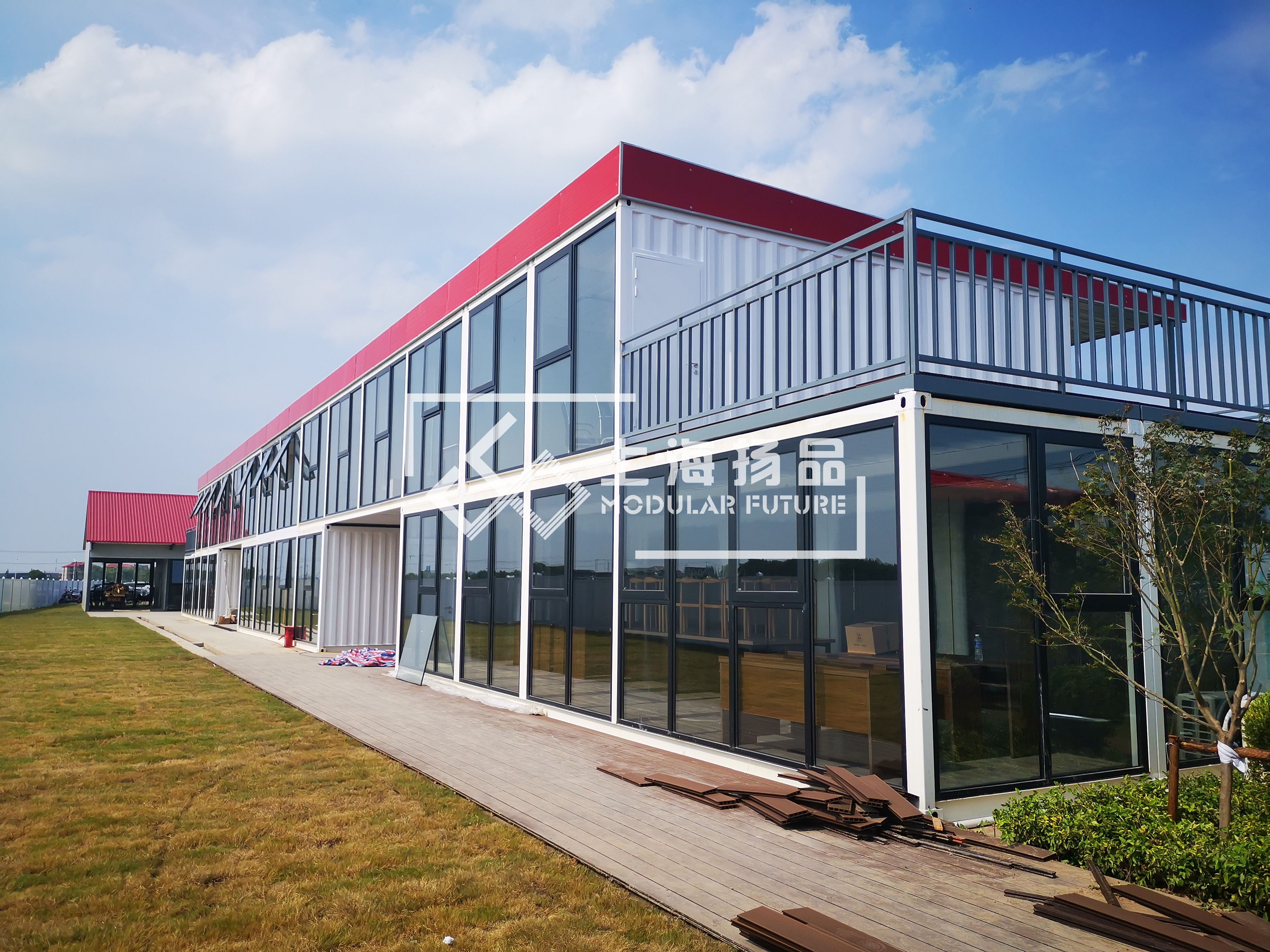 每日集装箱建筑分享|现在的工程办公环境也太"卷"啦