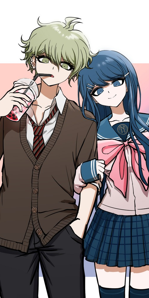 《弹丸论破》天海兰太郎和其他角色的奇怪组合,动漫全面屏壁纸