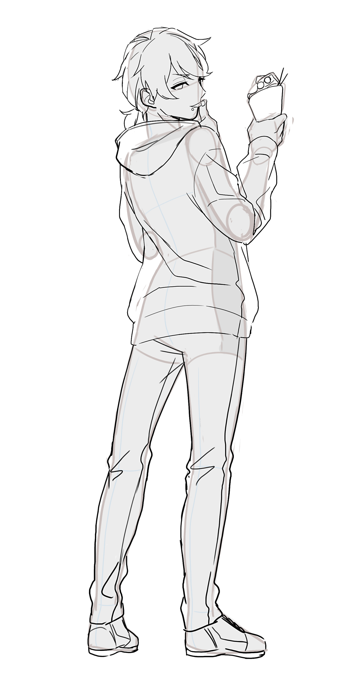 动漫人物回头怎么画?教你画好回头动作姿势要点!