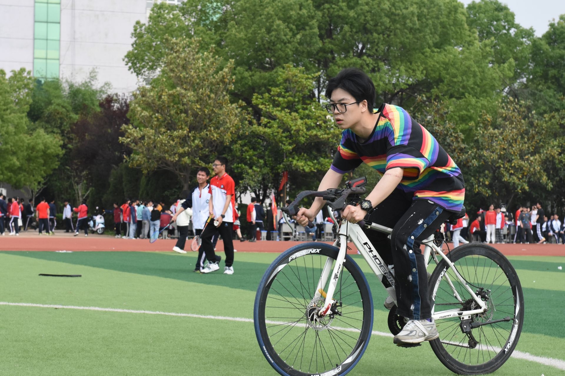 「青春绽放」云梦一中举行春季趣味运动会