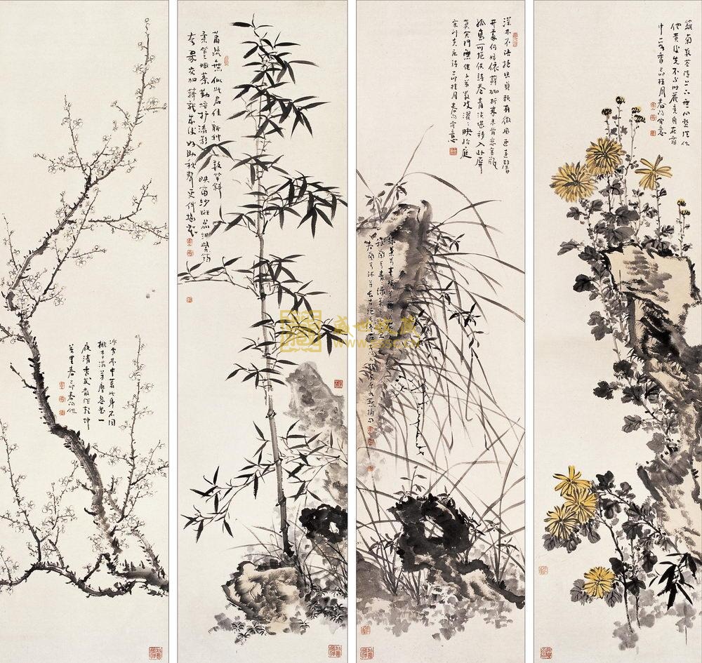 梅兰竹菊象征着什么?