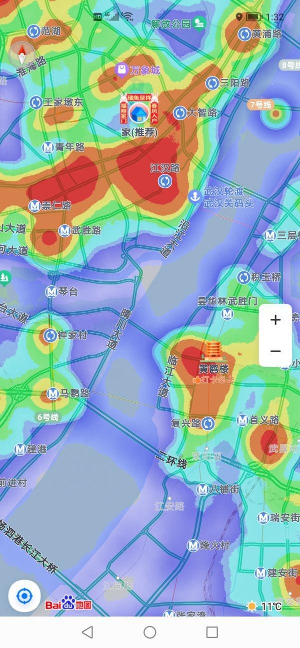 百度"热力图"红色不褪色,黄鹤楼位居全国热门景区前十