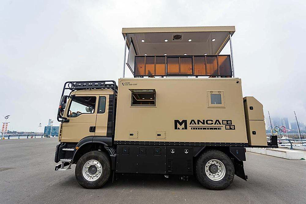 百万级曼卡壹号越野房车!外观霸气内饰豪华!洲际旅行不再是梦!