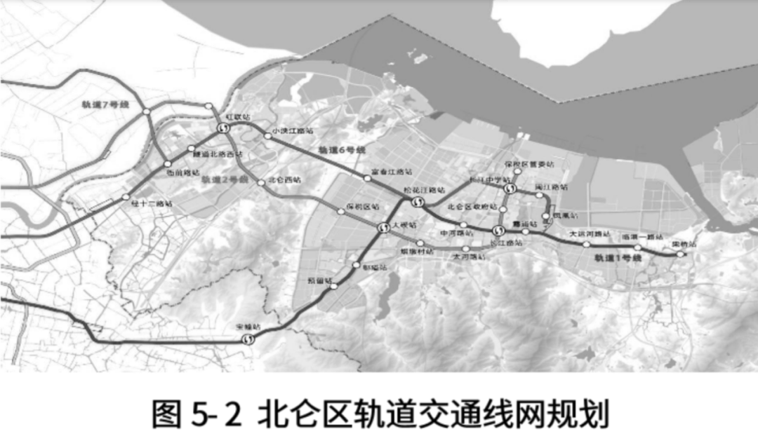 北仑地铁2号线路线图图片