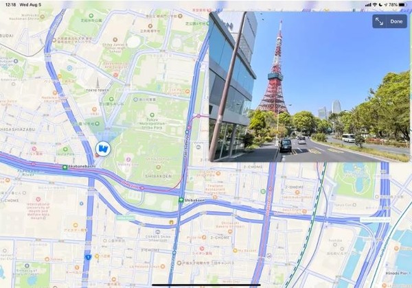 苹果地图"街景"功能在日本上线 已覆盖东京等四个城市